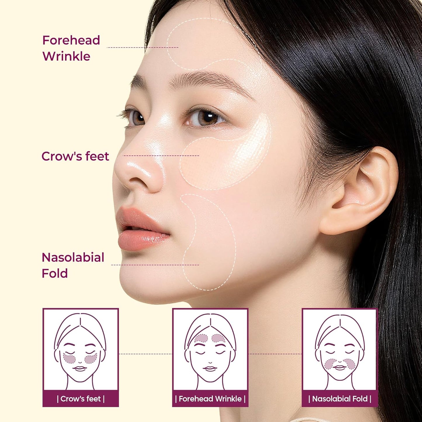 Calcium Volume under Eye Patches for Puffy Eyes & Dark Circles, Hydrogel Eye Mask for Wrinkles, Fine Lines & Sagging Skin, Firming Collagen Eye Patch, Korean Skin Care (60 Count)